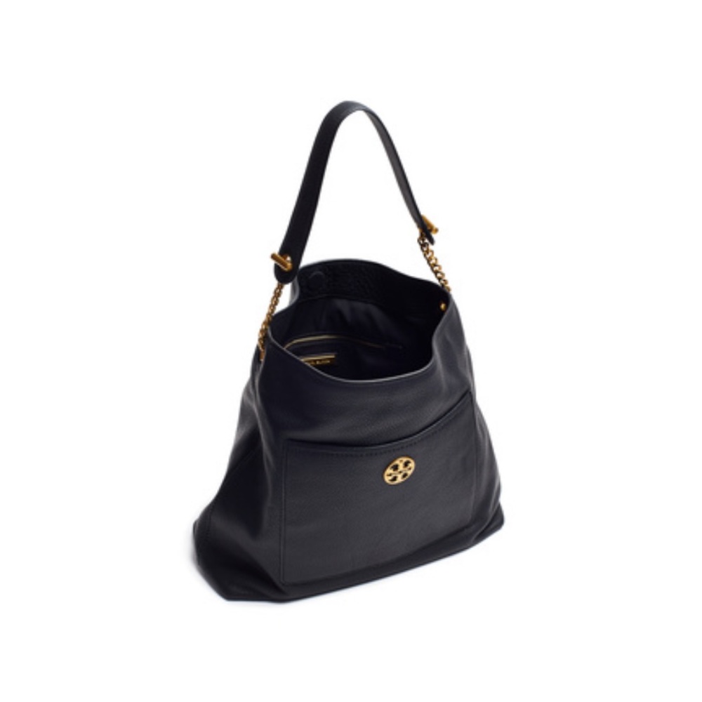 Tory Burch Black Chelsea Chain Hobo - Picture 3 of 17